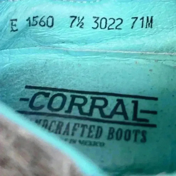 Corral E1560 Women’s Embroidery Brown & Black Inlay Sneaker E1560 Size 7.5 - Picture 4 of 9